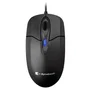 Dynabook U60 Ratón óptico con cable 1200 DPI Negro